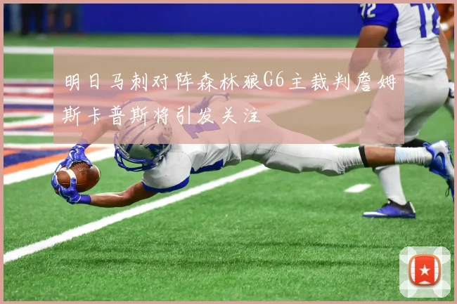 明日马刺对阵森林狼G6主裁判詹姆斯卡普斯将引发关注