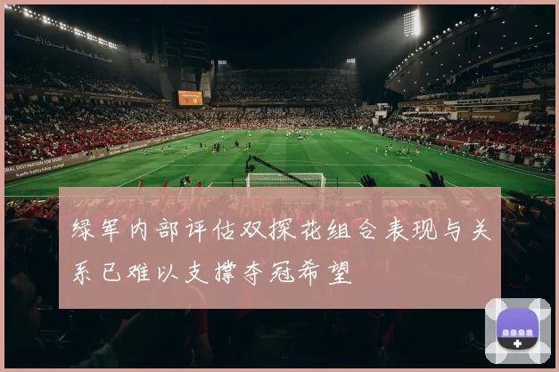 绿军内部评估双探花组合表现与关系已难以支撑夺冠希望